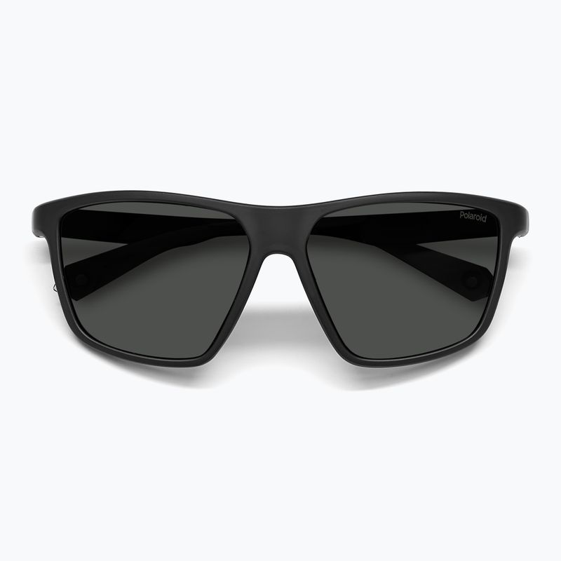 Окуляри сонцезахисні чоловічі Polaroid PLD 7040/S black grey/grey polarized 4
