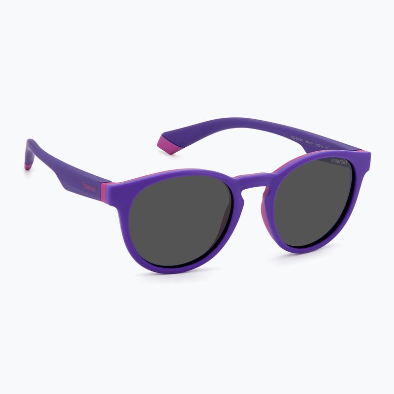 Окуляри сонцезахисні дитячі Polaroid PLD 8048/S lilac violet/grey polarized