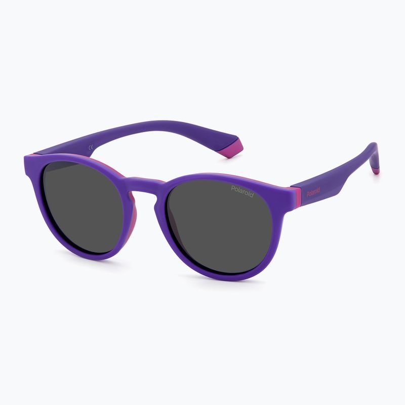 Окуляри сонцезахисні дитячі Polaroid PLD 8048/S lilac violet/grey polarized 2