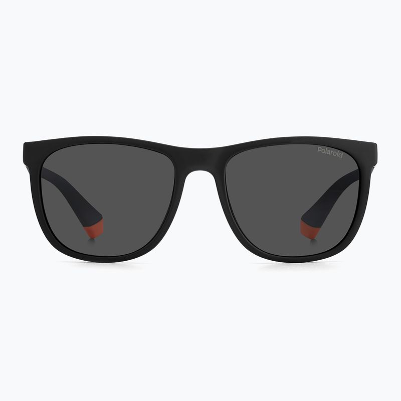 Окуляри сонцезахисні дитячі Polaroid PLD 8049/S black orange/grey polarized 3