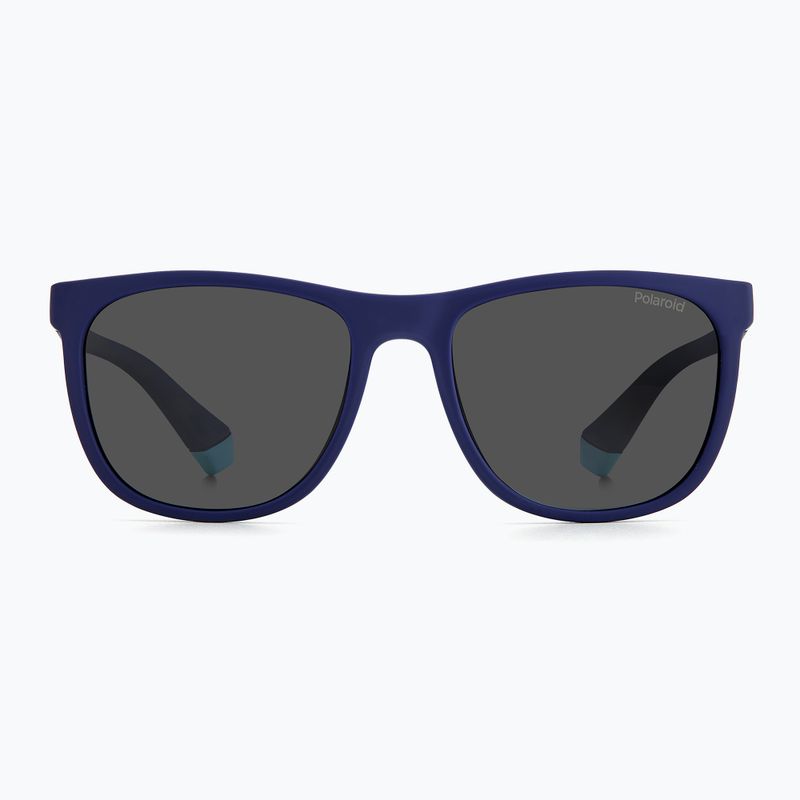 Окуляри сонцезахисні дитячі Polaroid PLD 8049/S blue azure/grey polarized 3