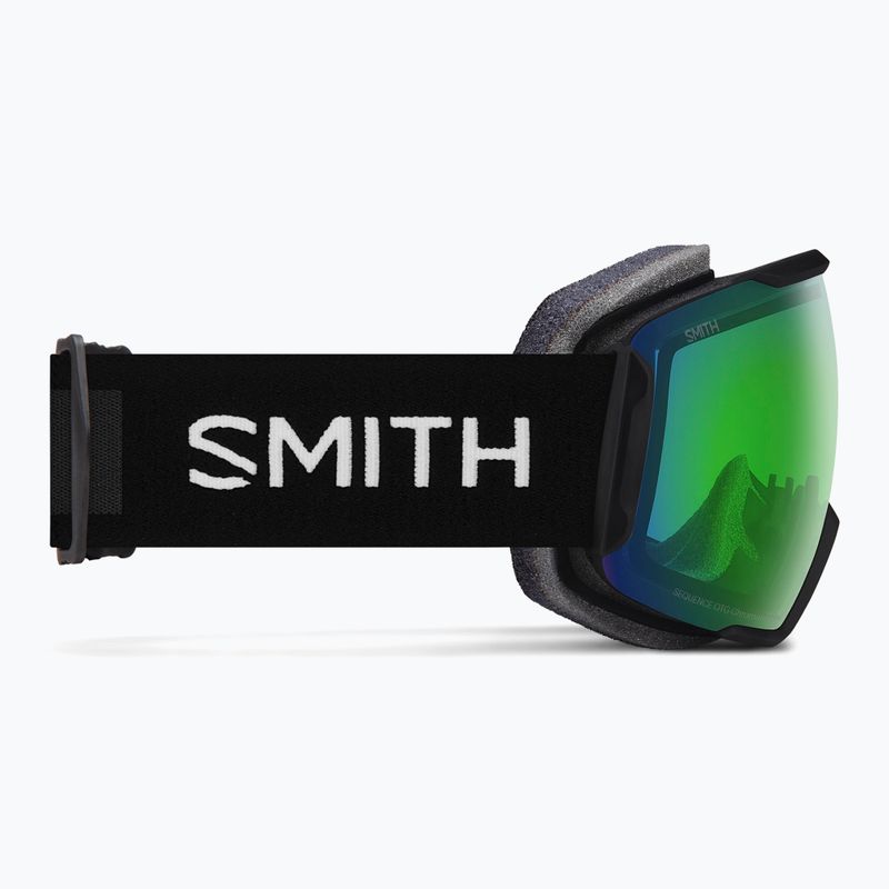 Окуляри лижні Smith Sequence OTG S2 black/chromapop everyday green mirror 4