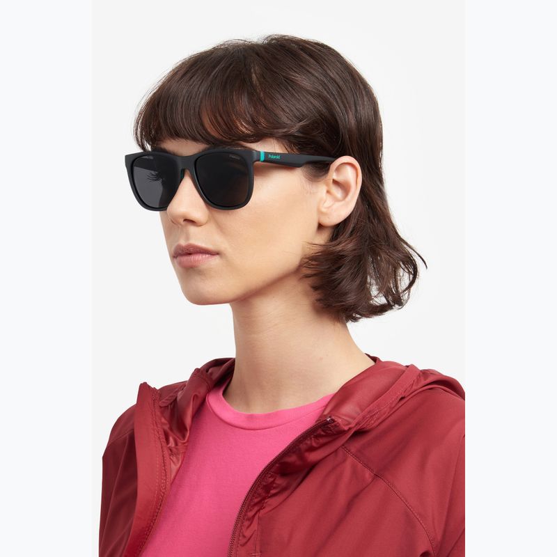 Окуляри сонцезахисні Polaroid PLD 2140/S matte black green/grey polarized 5