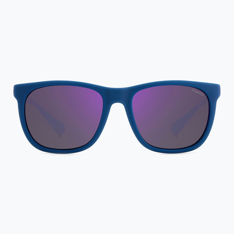 Окуляри сонцезахисні Polaroid PLD 2140/S matte blue violet/violet mirror polarized 2