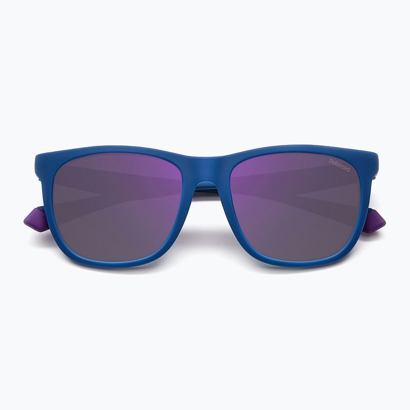 Окуляри сонцезахисні Polaroid PLD 2140/S matte blue violet/violet mirror polarized 3
