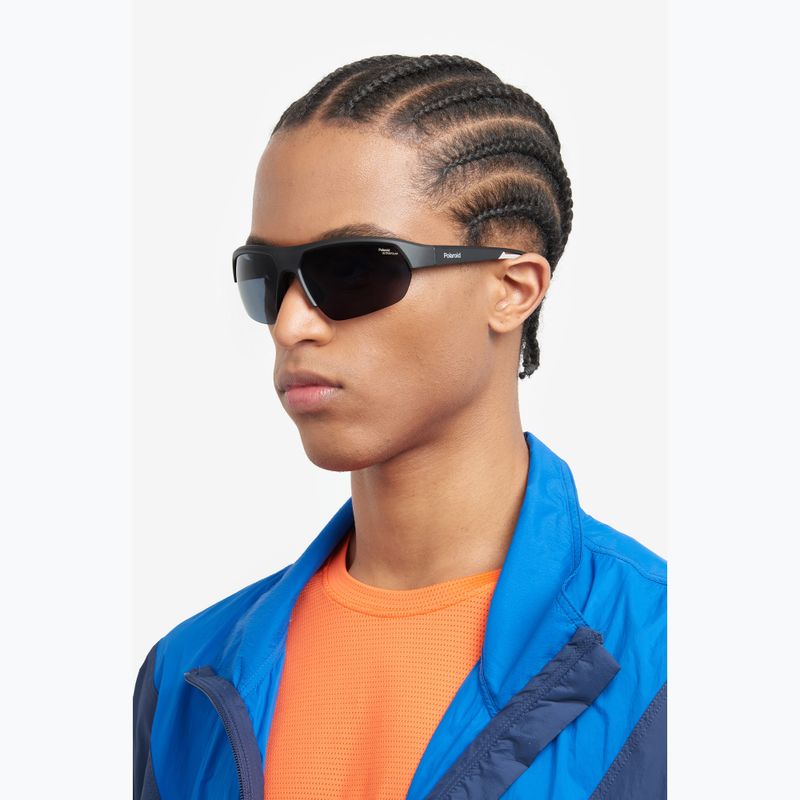 Окуляри сонцезахисні Polaroid PLD 7048/S matte black/grey polarized high contrast 7