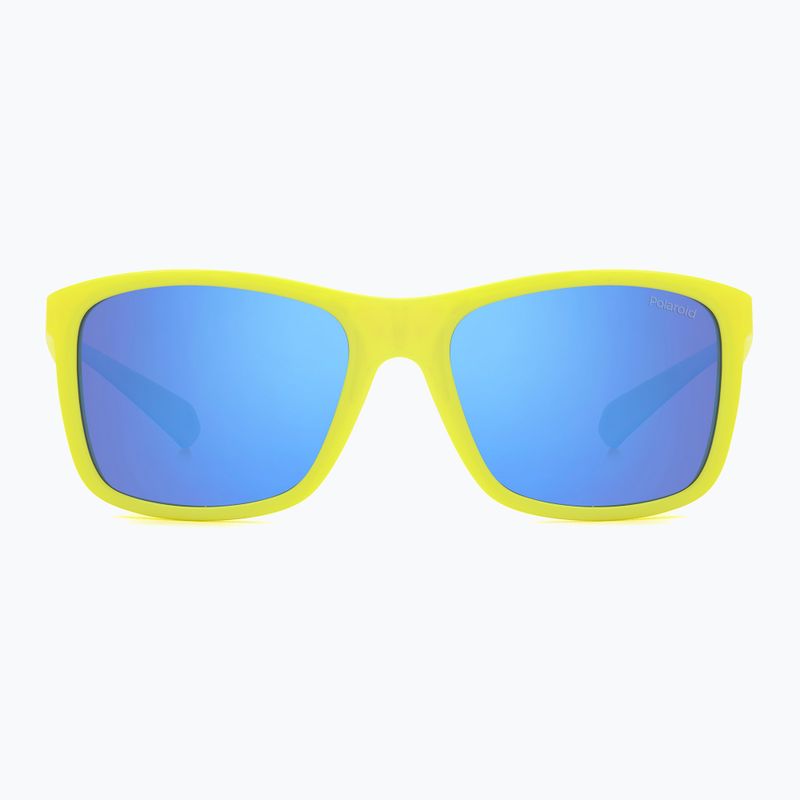 Окуляри сонцезахисні дитячі Polaroid PLD 8053/S matte yellow azure/blue mirror polarized 3