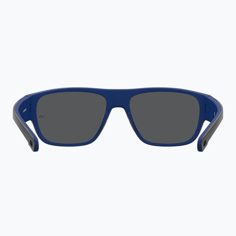 Окуляри сонцезахисні чоловічі Under Armour Scorcher matte black blue/blu sky mirror 4