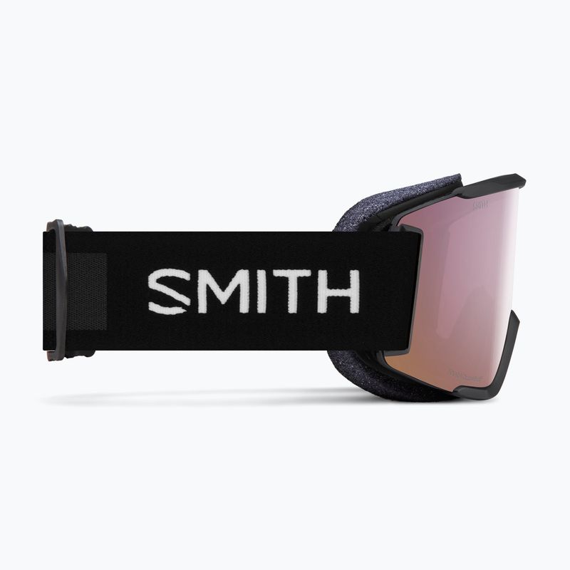 Окуляри гірськолижні Smith Squad S black/chromapop everyday rose gold mirror 4