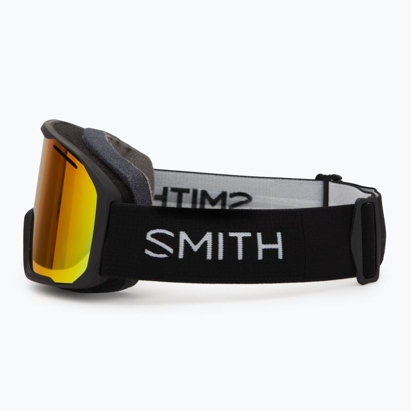 Гірськолижні окуляри Smith Blazer black/red sol-x mirror 4