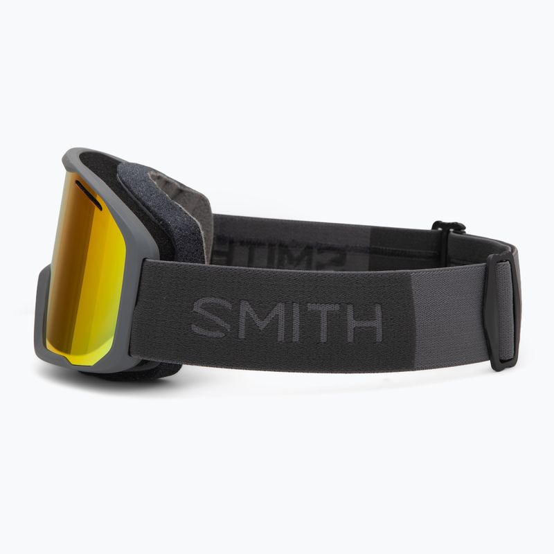 Окуляри гірськолижні Smith Blazer slate/red sol-x mirror 4