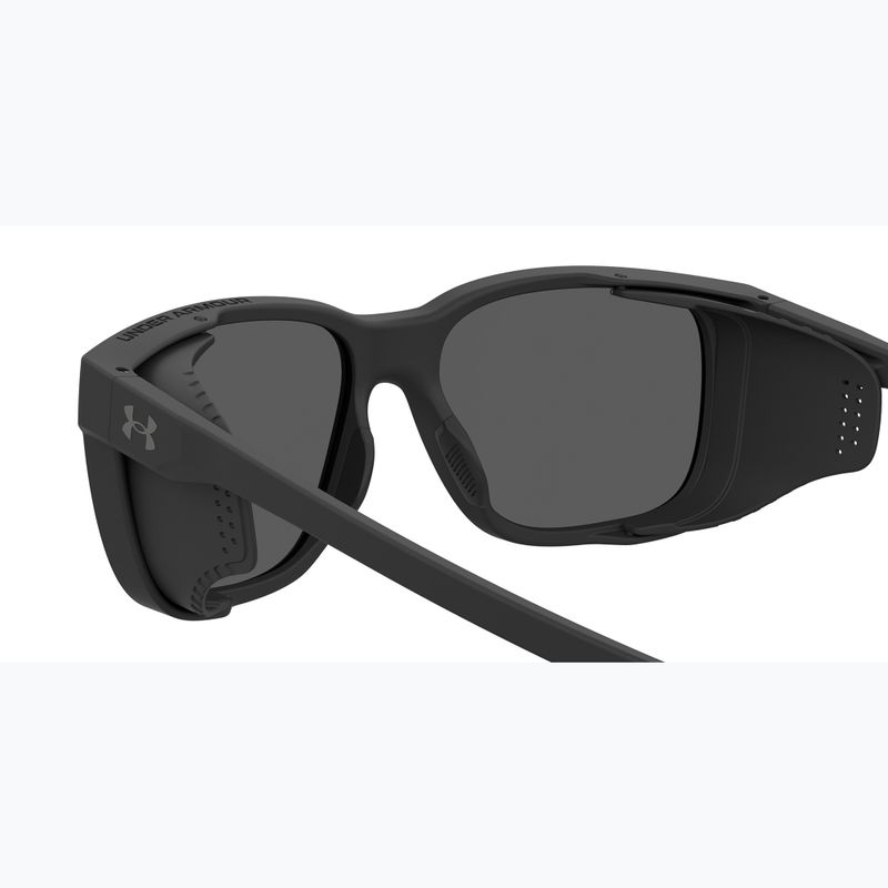 Окуляри сонцезахисні чоловічі Under Armour Glacial matte black/grey blue mirror silver polarized o 6