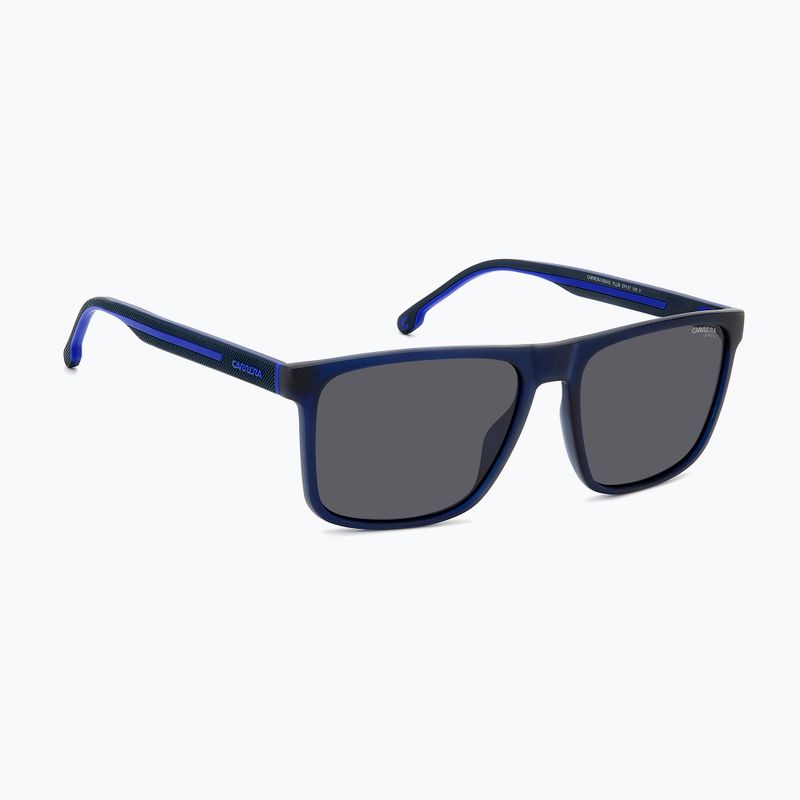 Чоловічі сонцезахисні окуляри Carrera 8064/S матовий синій / сірий