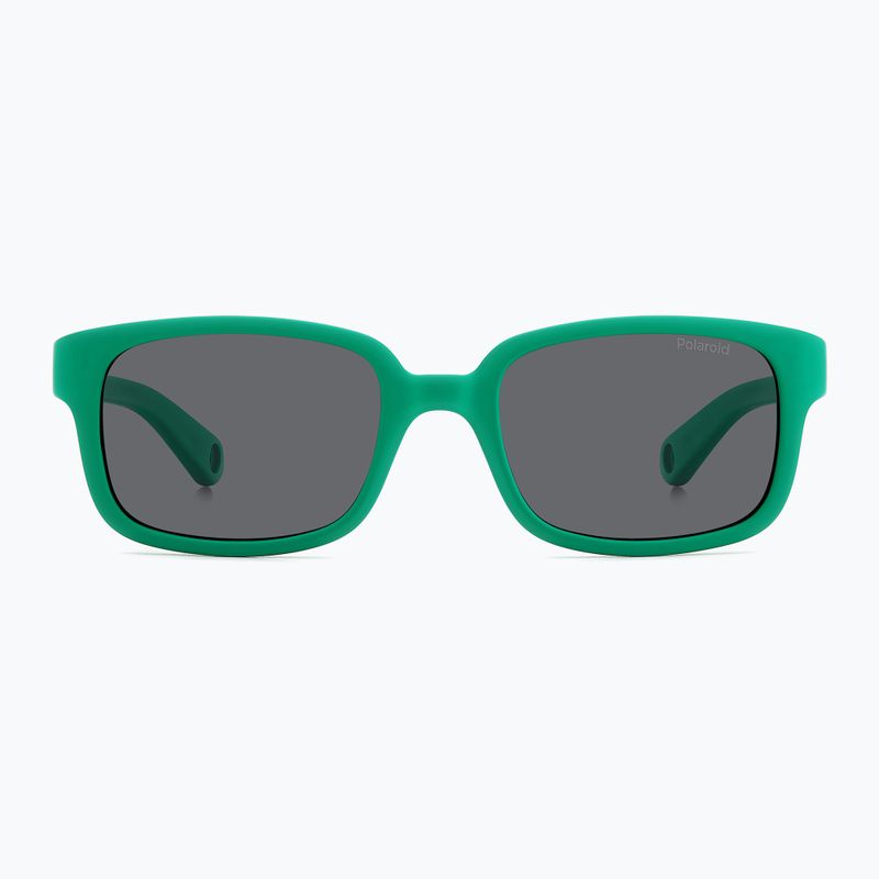Окуляри сонцезахисні дитячі Polaroid PLD K008/S matte green/grey polarized 3