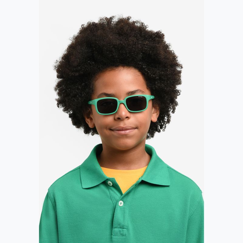 Окуляри сонцезахисні дитячі Polaroid PLD K008/S matte green/grey polarized 6