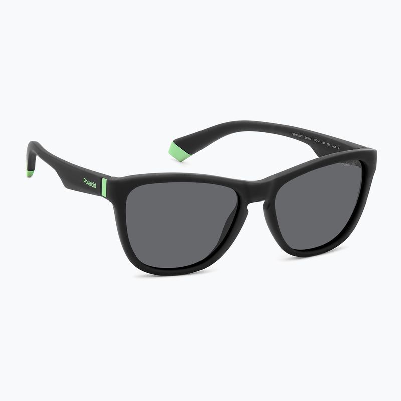 Окуляри сонцезахисні дитячі Polaroid PLD 8056/S matte black/grey polarized