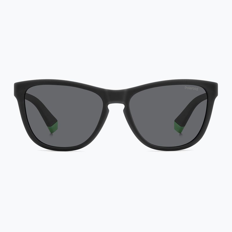 Окуляри сонцезахисні дитячі Polaroid PLD 8056/S matte black/grey polarized 3