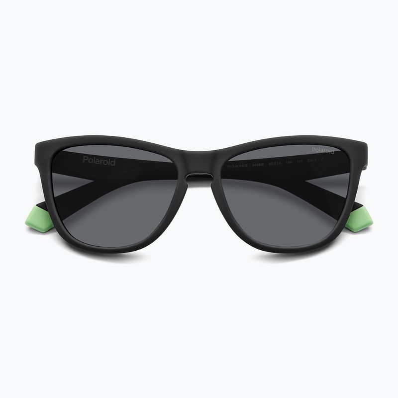 Окуляри сонцезахисні дитячі Polaroid PLD 8056/S matte black/grey polarized 4