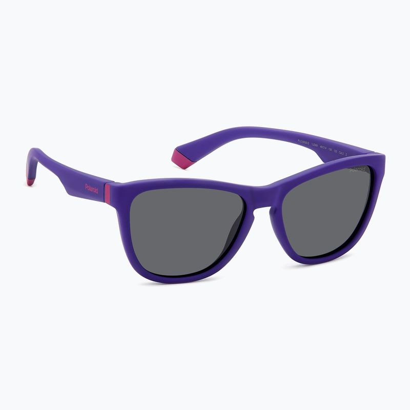 Окуляри сонцезахисні дитячі Polaroid PLD 8056/S matte violet/grey polarized