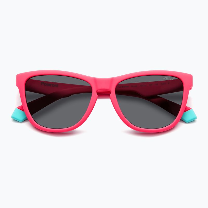 Окуляри сонцезахисні дитячі Polaroid PLD 8056/S matte pink/grey polarized 4