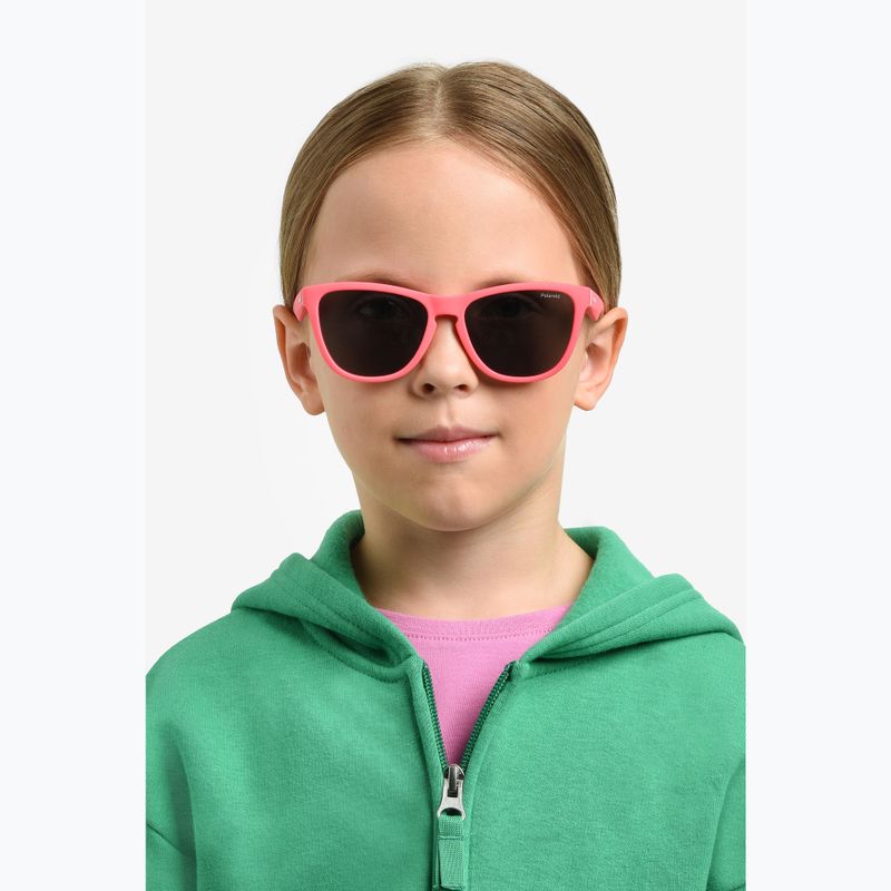Окуляри сонцезахисні дитячі Polaroid PLD 8056/S matte pink/grey polarized 6