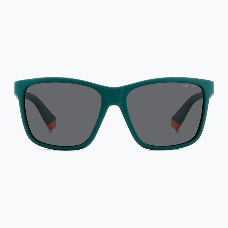 Окуляри сонцезахисні дитячі Polaroid PLD 8057/S matte green/grey polarized 3