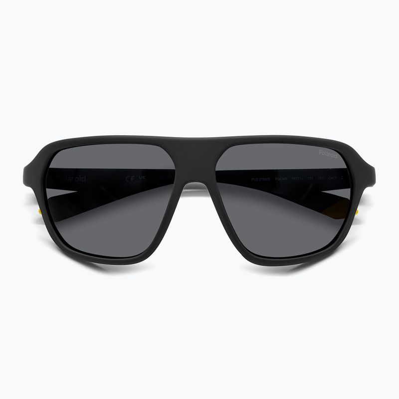 Окуляри сонцезахисні Polaroid PLD 2152/S matte black yellow/grey polarized 3
