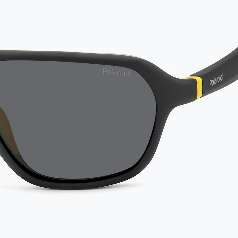 Окуляри сонцезахисні Polaroid PLD 2152/S matte black yellow/grey polarized 5