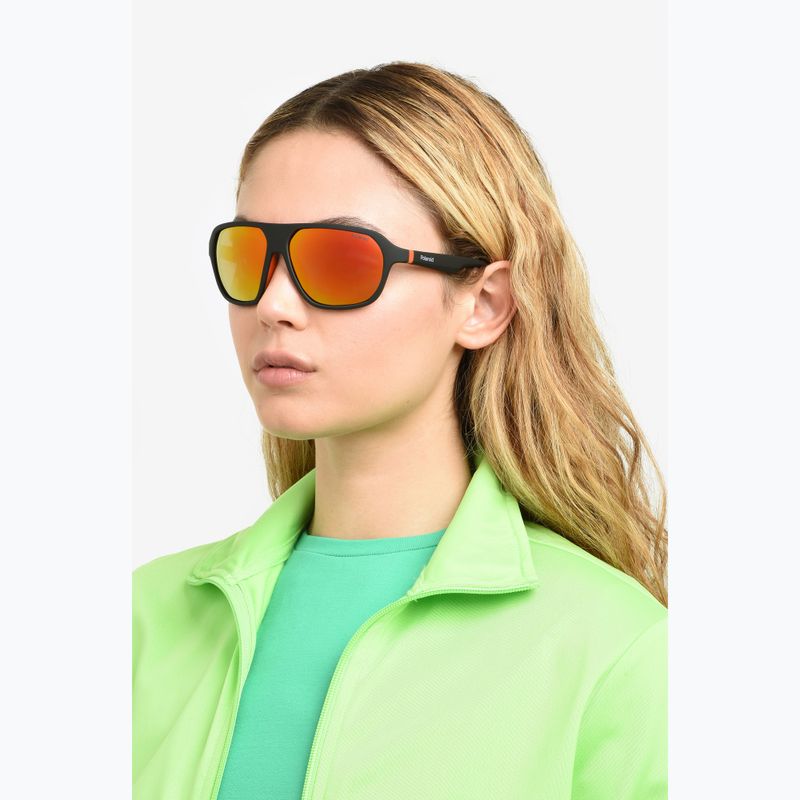 Окуляри сонцезахисні Polaroid PLD 2152/S matte black red/red multilayer polarized 6