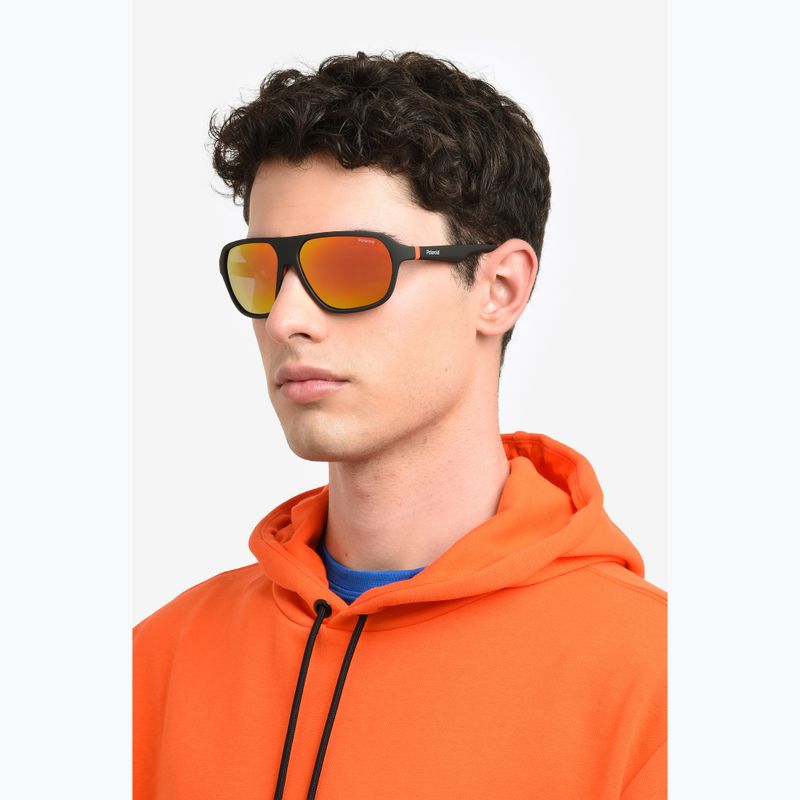 Окуляри сонцезахисні Polaroid PLD 2152/S matte black red/red multilayer polarized 8