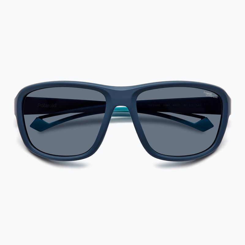 Окуляри сонцезахисні Polaroid PLD 7049/S blue azure/grey polarized high contrast 4