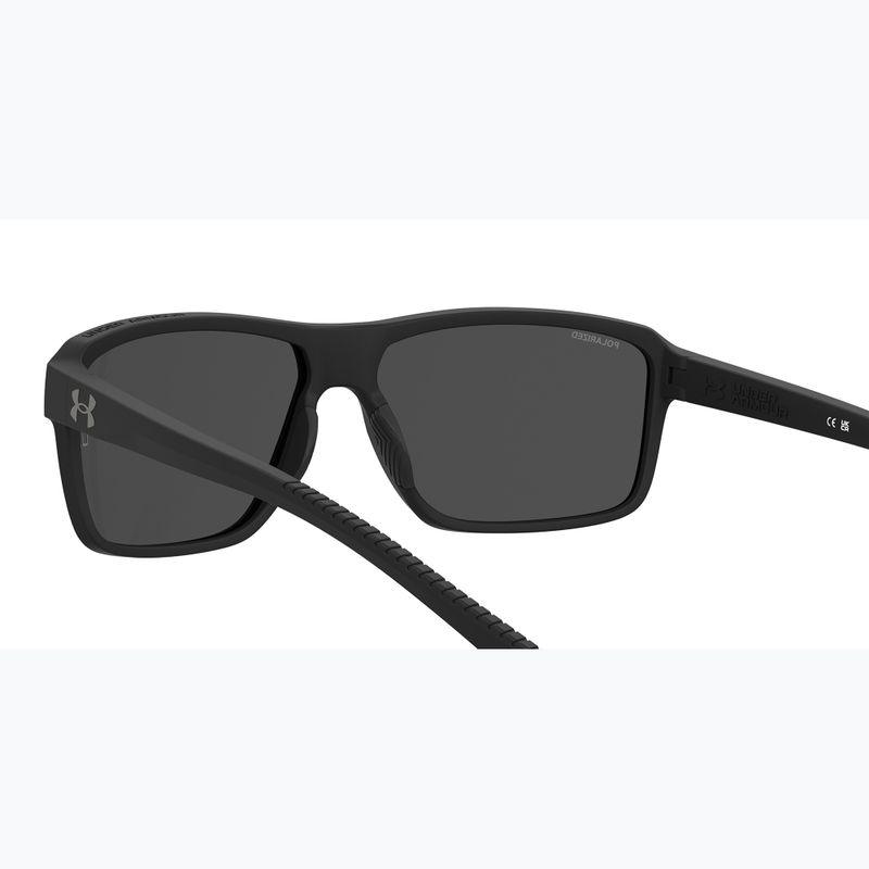 Окуляри сонцезахисні чоловічі Under Armour Kickoff S3 matte black/grey polarized 6