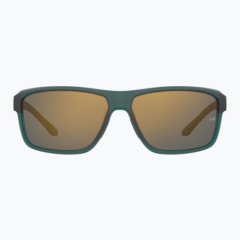 Окуляри сонцезахисні чоловічі Under Armour Kickoff S3 crystal teal/copper mirror 3
