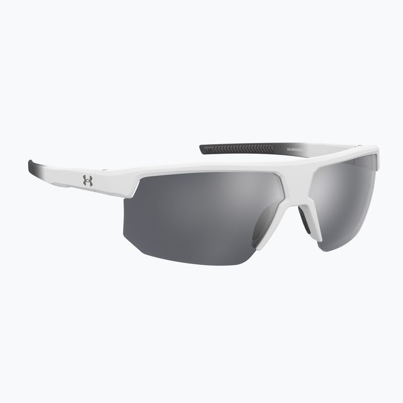 Чоловічі сонцезахисні окуляри Under Armour Driven/G S3 білі сірі/сріблясті з дзеркалом
