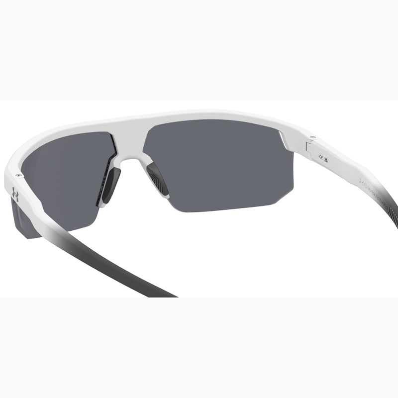 Чоловічі сонцезахисні окуляри Under Armour Driven/G S3 білі сірі/сріблясті з дзеркалом 6