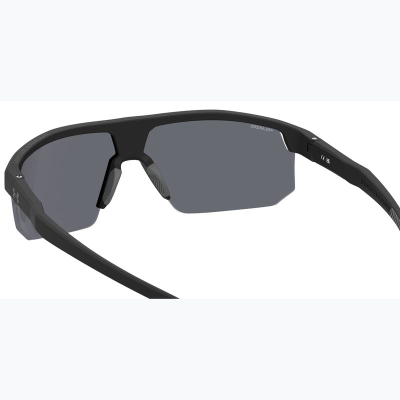 Чоловічі сонцезахисні окуляри Under Armour Driven/G S3 матові чорні сірі/сірі з поляризацією 6