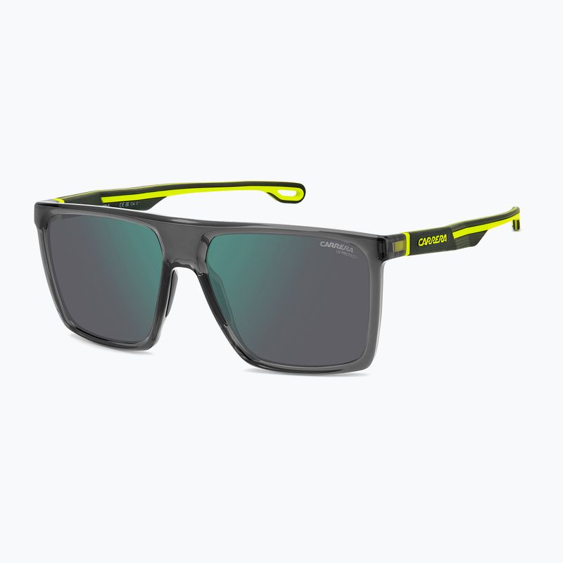 Окуляри сонцезахисні чоловічі Carrera 4019/S grey yellow fluo/green mirror 2