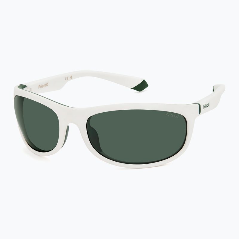Окуляри сонцезахисні Polaroid PLD 2154/S matte white/green polarized 2