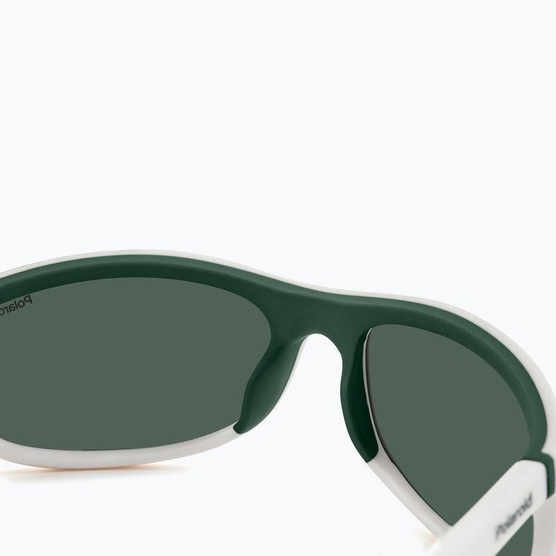 Окуляри сонцезахисні Polaroid PLD 2154/S matte white/green polarized 6