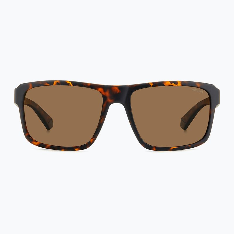 Окуляри сонцезахисні чоловічі Polaroid PLD 2158/S matte brown havana/bronze polarized 3