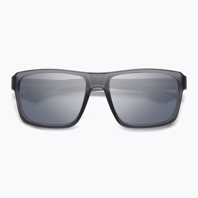 Окуляри сонцезахисні чоловічі Polaroid PLD 2158/S matte grey/grey silver mirror polarized 4