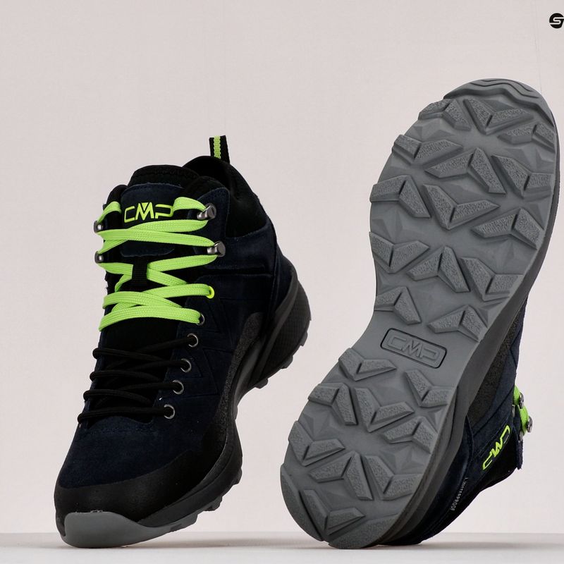 Взуття туристичне чоловіче CMP Kaleepso Mid WP сірі 31Q4917/U423 10