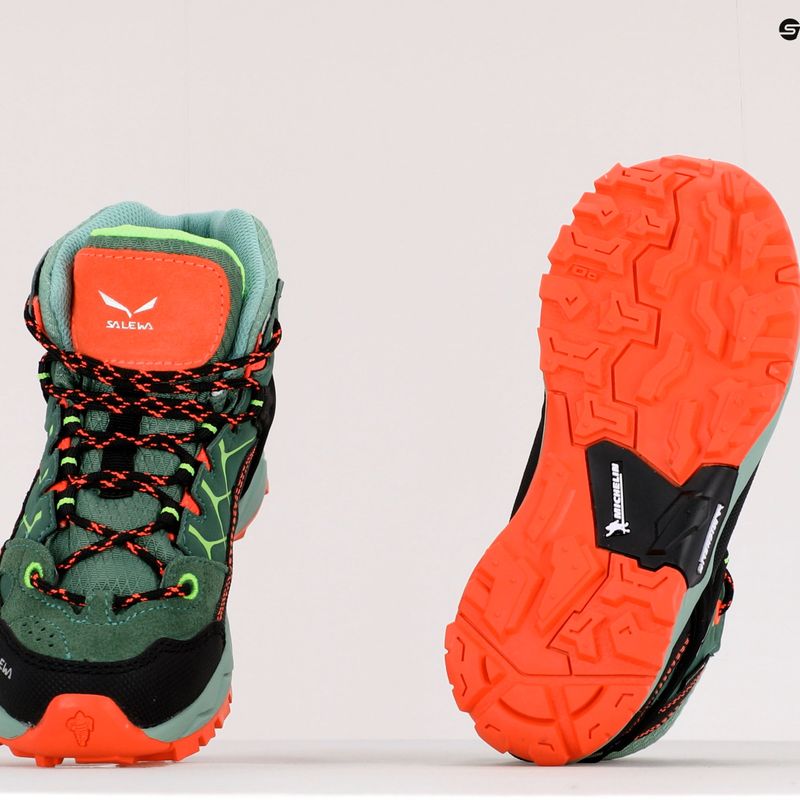 Черевики для трекінгу дитяче Salewa Alp Trainer Mid GTX зелені 00-0000064010 9
