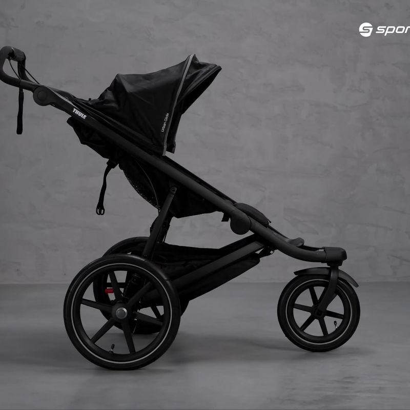 Коляска дитяча для бігуThule Urban Glide 2 чорна 10101949 12