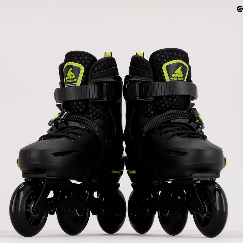 Роликові ковзани дитячі Rollerblade Apex 3WD чорні 07221400 1A1 13
