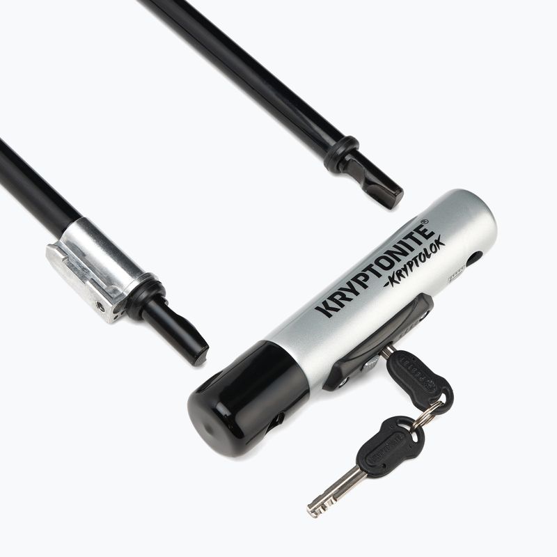 Велосипедний замок Kryptonite Kryptolok Standard U-Lock + трос Kryptoflex чорний/сірий 3