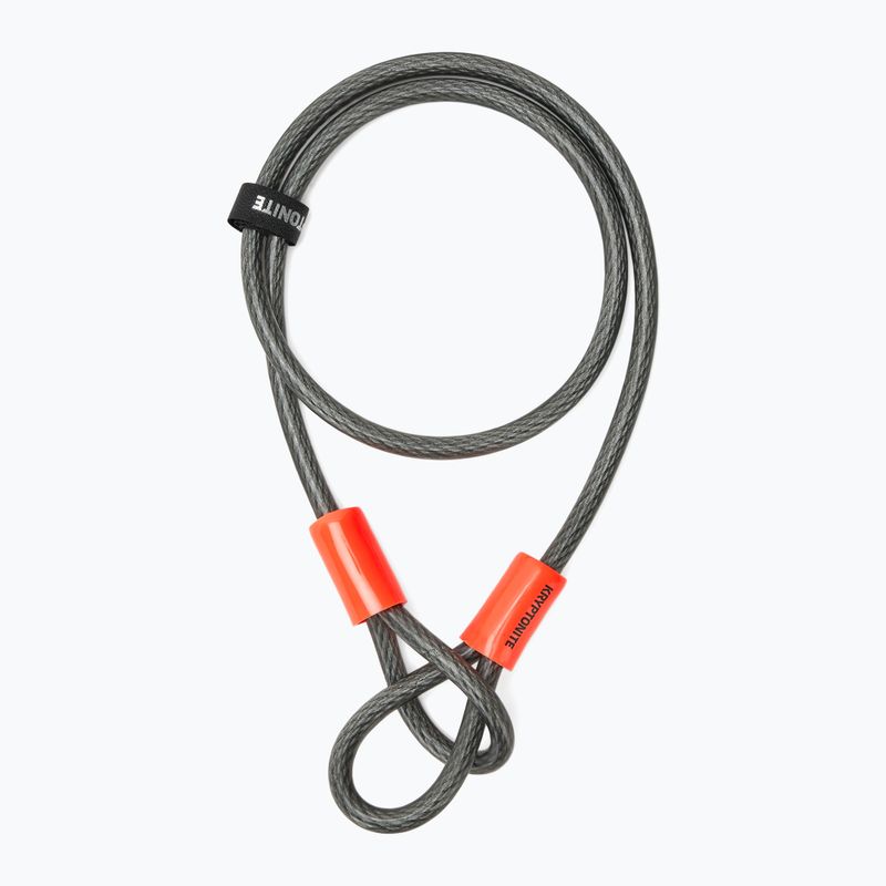 Велосипедний замок Kryptonite Kryptolok Standard U-Lock + трос Kryptoflex чорний/сірий 4