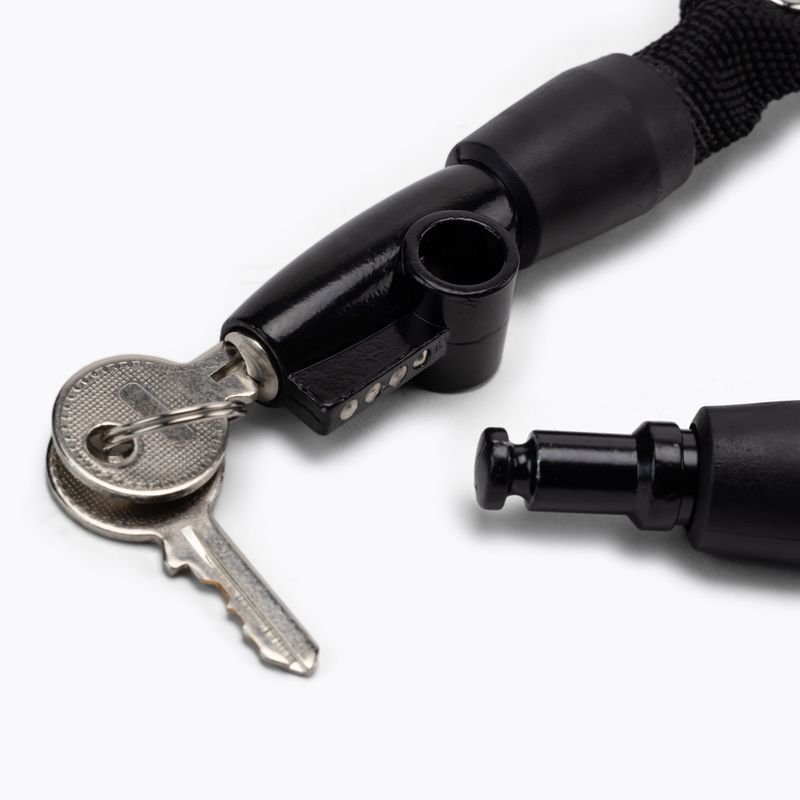 Замок велосипедний ланцюговий Kryptonite Keeper 465 чорний Key Chain 3