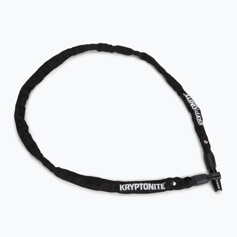 Замок велосипедний ланцюговий Kryptonite чорний Keeper 411 Key Chain 2