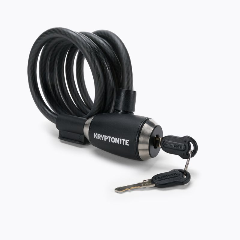 Замок велосипедний Kryptonite KryptoFlex 1018 Key Cable чорний 2